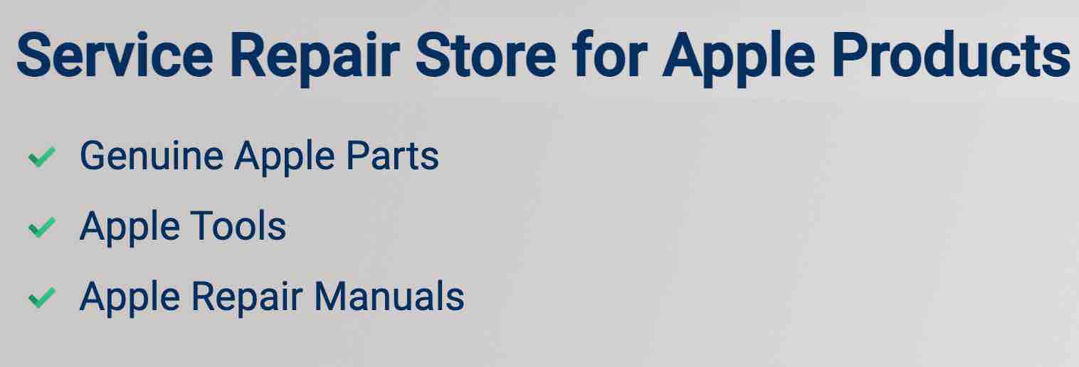 Service Repair Store for Apple Products